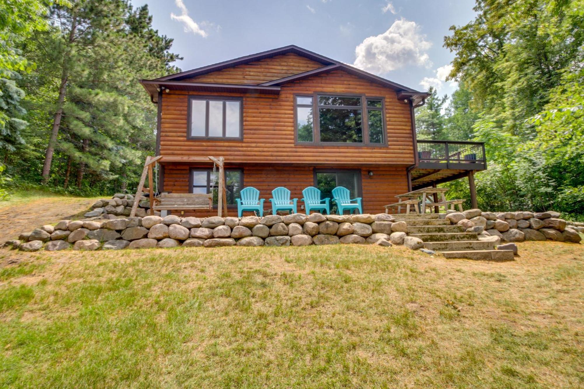 Beautiful Breezy Point Home With Beach And Dock! Pequot Lakes Exteriér fotografie