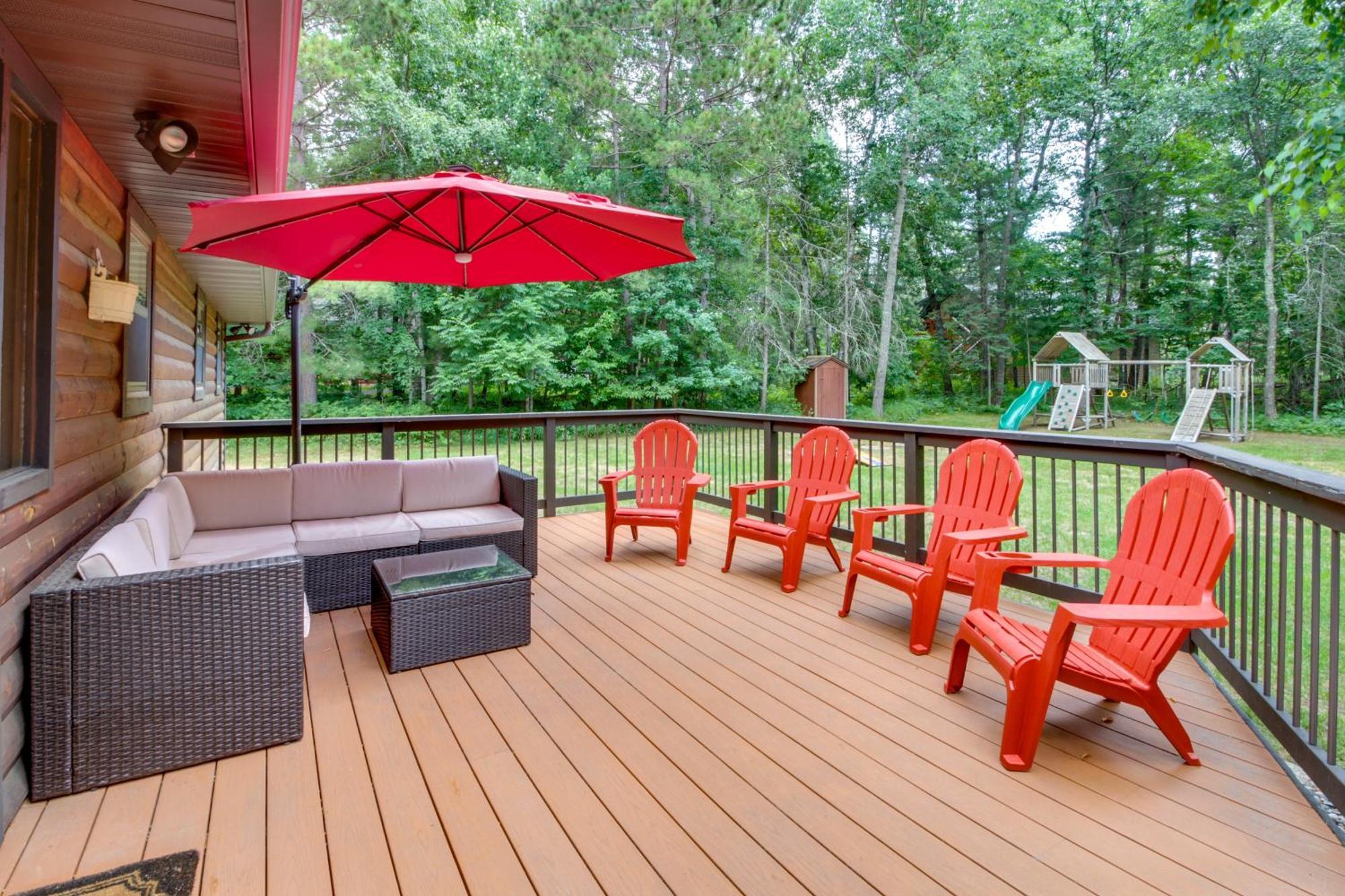 Beautiful Breezy Point Home With Beach And Dock! Pequot Lakes Exteriér fotografie