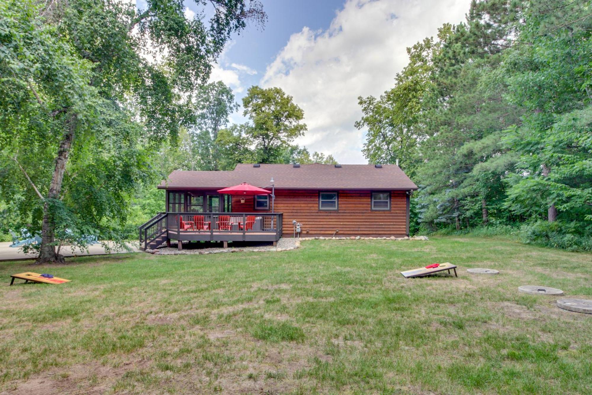 Beautiful Breezy Point Home With Beach And Dock! Pequot Lakes Exteriér fotografie